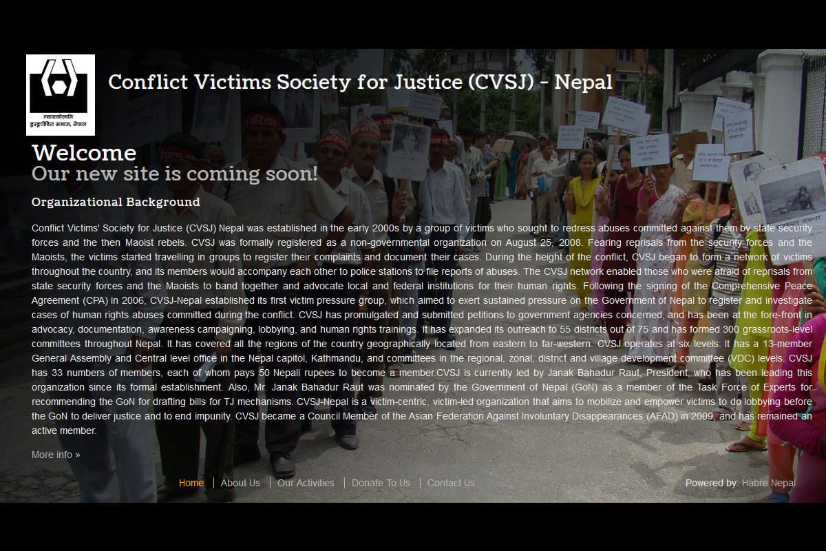 Featured image for “Conflict Victims Society for Justice (CVSJ) – Nepal”